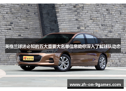 英格兰球迷必知的五大重要大名单信息助你深入了解球队动态